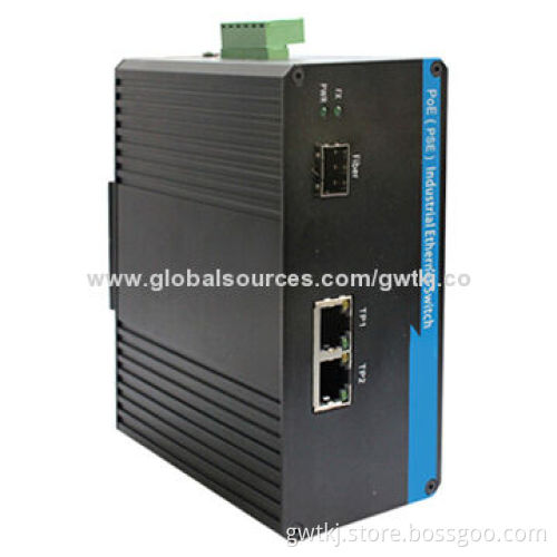 Gigabit PoE(PSE) industrial Ethernet switch, 40~85 working temperature and dual redundant power inpu